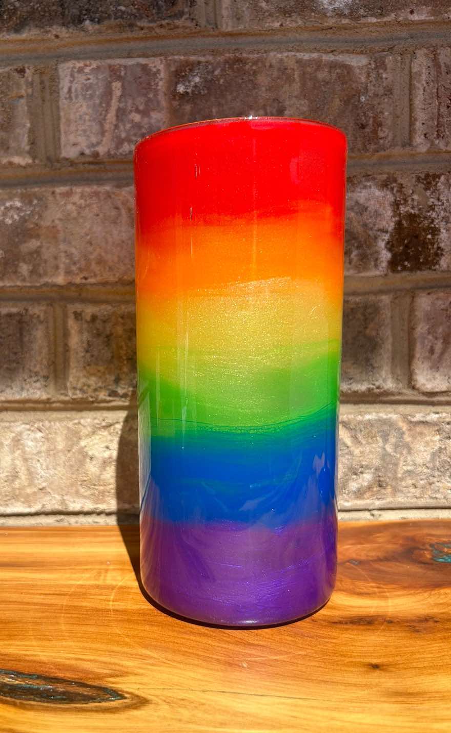 Tall Glass Cylinder Vase