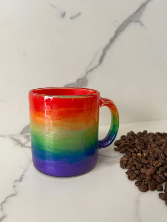 Ready to Ship - 13 oz. Rainbow Coffee Mug