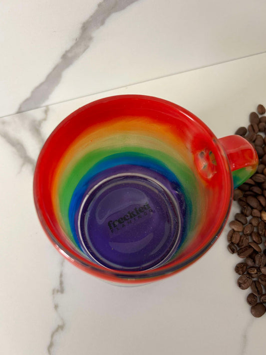 Ready to Ship - 13 oz. Rainbow Coffee Mug