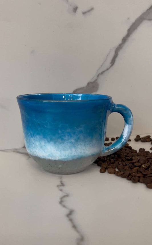 Ready to Ship - 16 oz. Foamy Beach Inspired Wave Coffee Mug