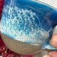 WHOLESALE- Blue Beach Made w/ Real Sand - 15 oz. Latte Glasses