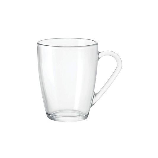 Small Glass Coffee Mug, 10.75 oz.